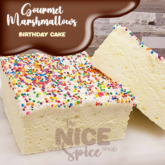 Gourmet Marshmallows - Birthday Cake